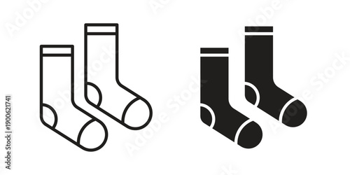Socks icon vector design. Vector elements for infographic web