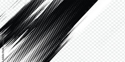 Vector brush stroke texture. Uneven grunge background. Broken abstract vector illustration. Abstract grunge black and white background vector