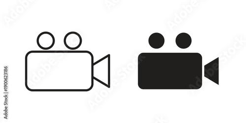 Video icon vector design. Vector elements for infographic web