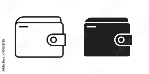 Wallet icon vector design. Vector elements for infographic web