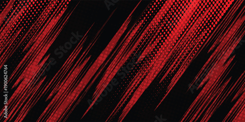 Halftone dots red and blue color pattern gradient grunge texture background. Dot pop art comic sport style vector illustration. grunge vector dots