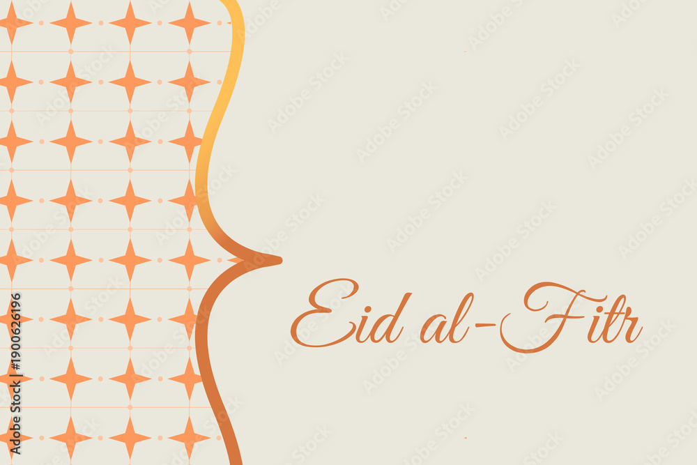 Fototapeta premium Celebrating Eid al-Fitr with decorations and cultural symbols during Ramadan