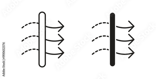 Filtration icons. Vector linear icon isolated on white background.
