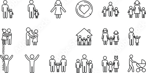 Black awareness ribbon vector icon silhouette, symbol for mourning, cancer support, solidarity, disease prevention, and commemorative remembrance events isolated on a white background.