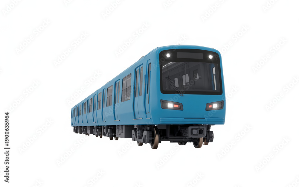 Fototapeta premium train on a white background