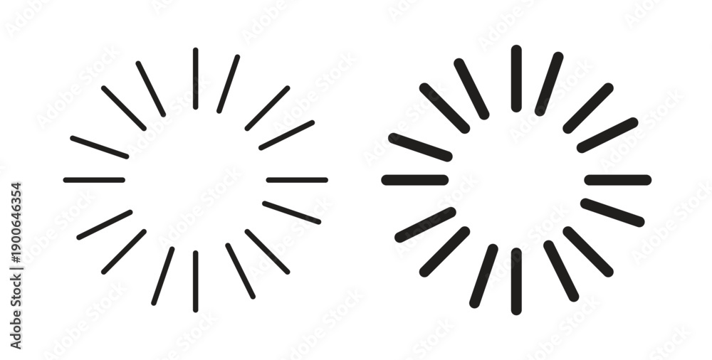 Obraz premium Loading icon in line design. editable stroke icons pack