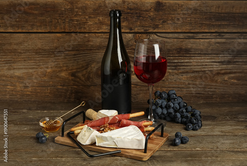 Tasty Grissini with slices ...