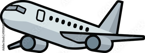 unique airplane vector icon 