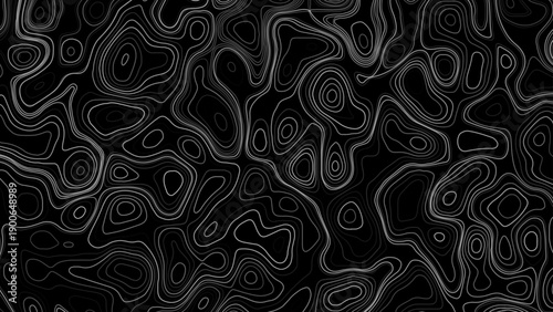 Topographic map backdrop. Conditional geography scheme and the terrain path. Contour line abstract background.
