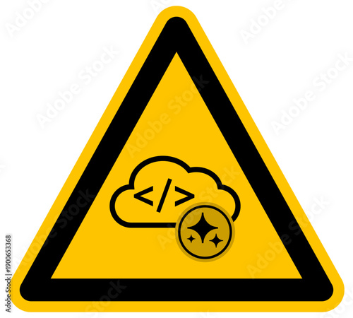 Desarrollo de software y programación en la nube con inteligencia artificial vector