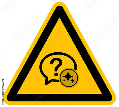 Símbolo vectorial de consulta y asistencia mediante chatbot de inteligencia artificial