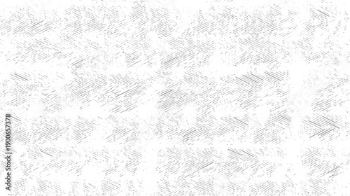 Gray chevron pattern with distressed texture and scattered dots on white background