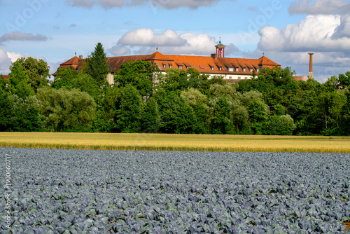 Kloster Heidenfeld,  bei Heidenfeld, Landkreis Schweinfurt, Unterfranken, Franken, Bayern, Deutschland