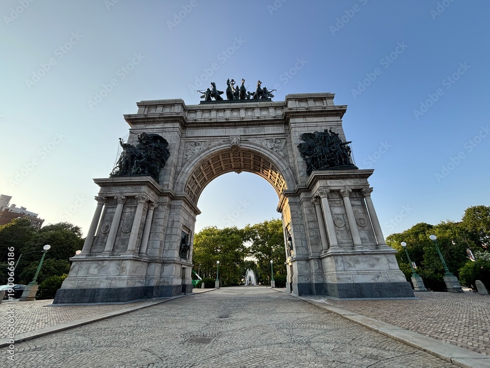 Fototapeta premium a Brooklyn New York park beautiful 