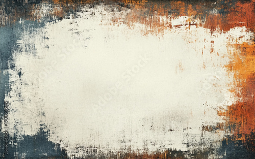 Rustic Painted Surface With Scratches. Grunge Art Background With Faded Colors