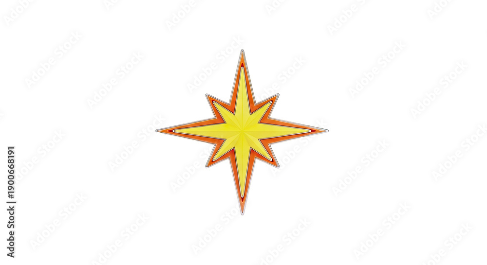 Obraz premium Captain Marvel Star Logo