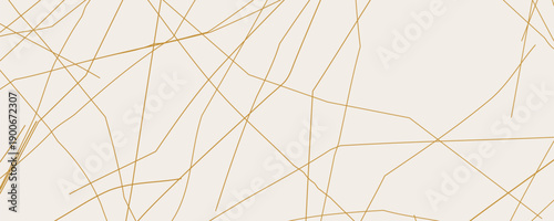 Gold Kintsugi crack pattern on whitish background