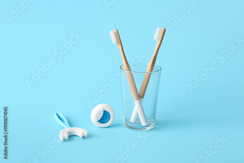 Different toothbrushes and ...