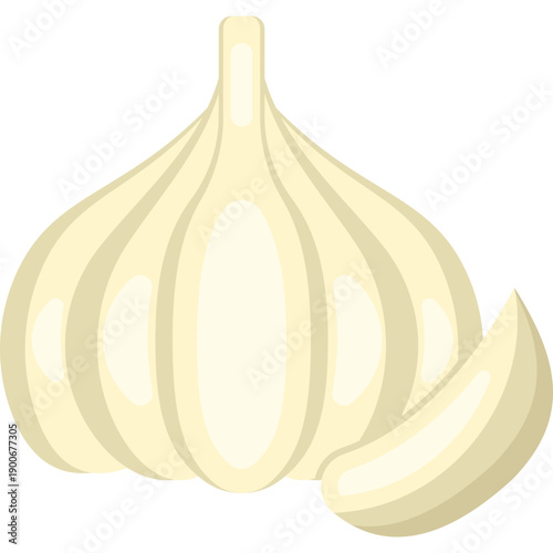 Garlic Flat Icon