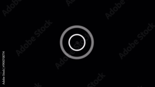 Animated Pulse Sign Pointing to Object with Transparent Background Overlay