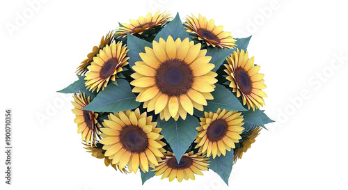 Vibrant Sunflower Arrangement