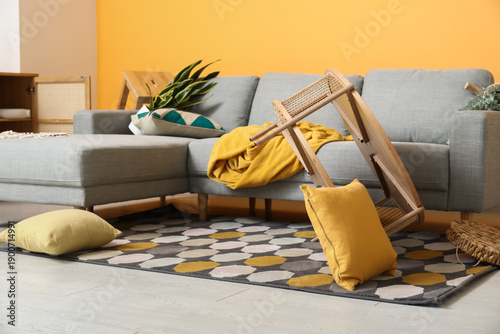 Interior of living room wit...