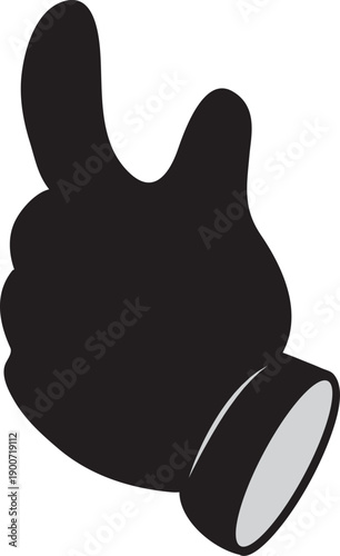 지시하는 손가락 모양