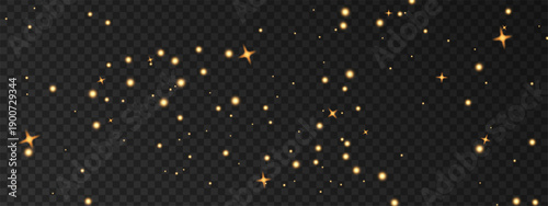 Starry night sky background with glowing stars scattered across deep space, creating cosmic atmosphere perfect for celestial designs and universe-themed projects.