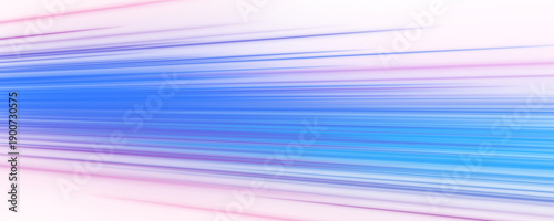 Schilderij op canvas Azure speed lane with flowing neon waves, glowing particle trails and dynamic hi