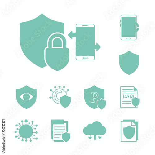 icons for web and mobile applications set