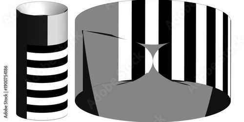 Empty chess board in perspective. Tiled floor angled point of view. Sloped checkerboard texture. Inclined board with black and white checkere pattern isolated on white background. Vector illustration.