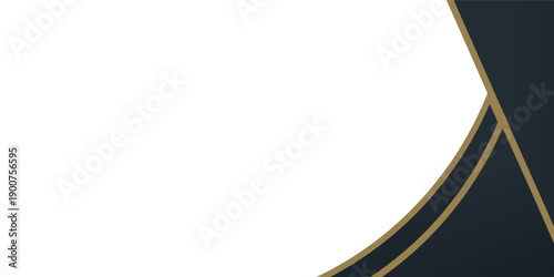 White abstract background with overlap layers. Gray texture with golden line effect decoration. design modern eps10 ilustration