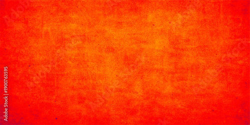 Aged vintage red grunge background with a textured antique paper pattern and brown paint splatters on a blank ancient parchment canvas design