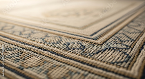 Intricate Woven Rug Detail