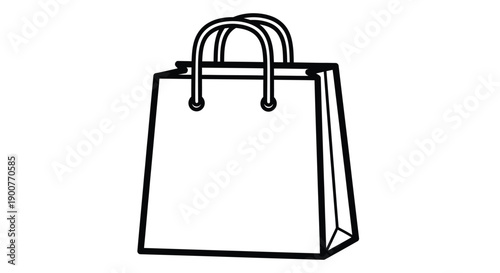 white shopping bag