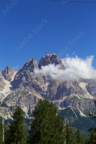 Mountain Landscape in Cortina d’Ampezzo, Future Winter Olympics Location