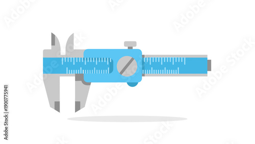 Vernier caliper measurement tool.