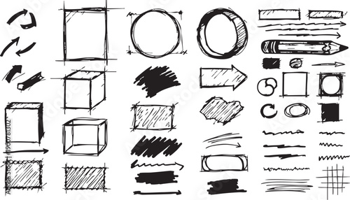 A detailed vector file illustration showcasing a complex design with various elements.