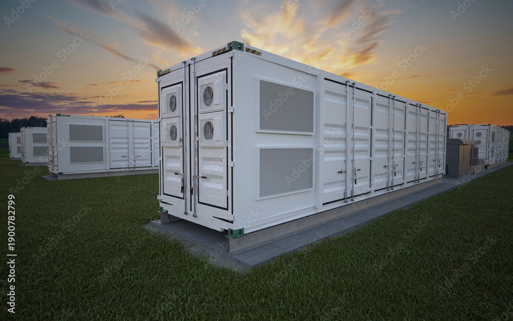 Fototapeta premium energy storage power station