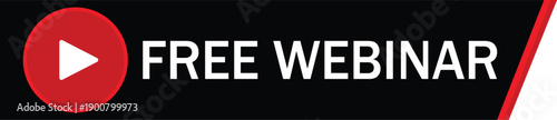 Free Webinar Button Vector