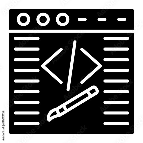Clean Code Vector Icon