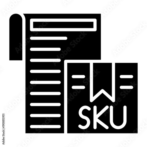 Sku Description Vector Icon