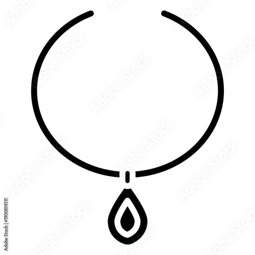 Necklace Vector Icon