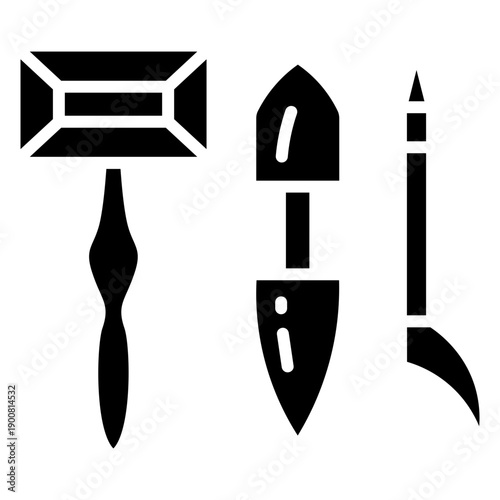 Prehistoric Tool Vector Icon