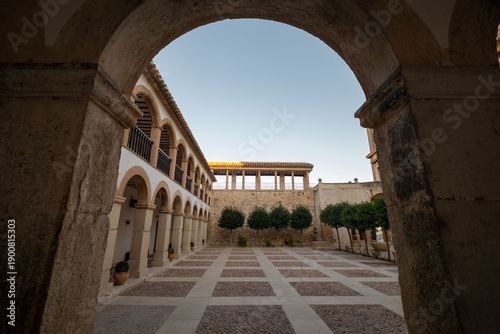 Caravaca de la Cruz old town in Spain