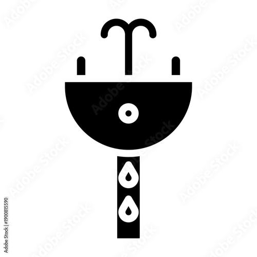 Sink Cleaner Vector Icon