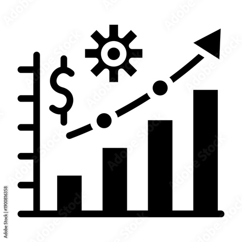 Growth Metrics Vector Icon