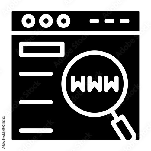 Keyword Research Vector Icon