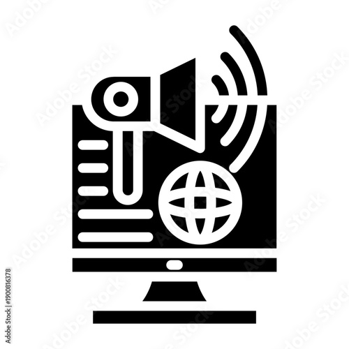 Marketing Attribution Vector Icon