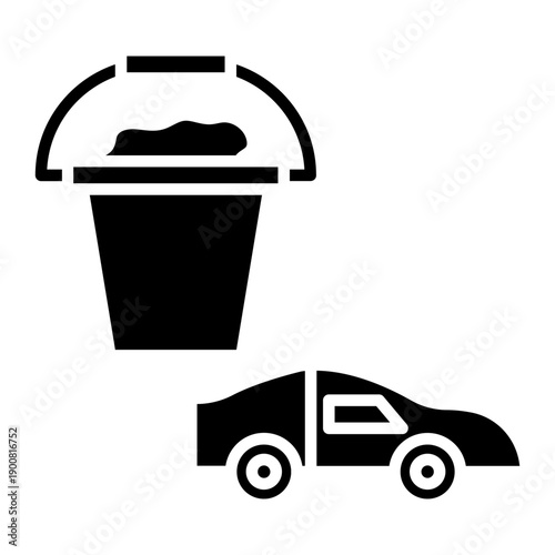 Pail Vector Icon